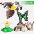 thumbnail image 3 of Electric Bird Teasing Cat Toy, Interactive Cat Toy, Bird Toy For Pet Cats, Funny Rotating Electric Flying Bird Cat Toy Kitten Play Chase, 3 of 5