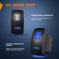thumbnail image 3 of Nilight Bumper Light Bar Rocker Switch Led Light Bar 5 Pin Laser On/Off Switch 20A/12V 10A/24V Switch Jumper Wires Set, 3 of 10
