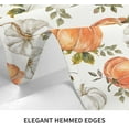 thumbnail image 5 of Fall Tablecloth Rectangle 60x104 Inch,Watercolor Orange Grey Pumpkin Table Cloth,Stain Resistance Polyester Autumn Harvest Thanksgiving Indoor Outdoor Table Covers for Kitchen Dining Parties, 5 of 5