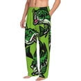 thumbnail image 6 of Bingfone cartoon largemouth bass fish Mens All Over Print Sleep Pajama Pants-Medium, 6 of 6