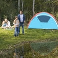 thumbnail image 2 of Gymax 3 Person Inflatable Family Tent Camping Waterproof Wind Resistant w/ Bag Pump, 2 of 10