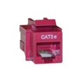 thumbnail image 1 of CableWholesale.com - Keystone connector - RJ-45 (F) - CAT 5e - red, 1 of 1