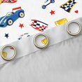 thumbnail image 4 of Erosebridal Cartoon Car Blackout Curtains, Trophy Window Curtains Pack of 2 (38x45 Each), White Red, 4 of 5