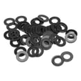 thumbnail image 3 of Uxcell 24mm O.D. 12mm I.D. 2mm Thick Nylon Flat Washers 50 Count, 3 of 5