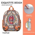 thumbnail image 5 of Mystic Spiritual Students Backpack - Yoga Mandala Design with Peace Serenity and Healing Pattern, Comfortable Adjustable Straps for Developing Students, 5 of 5
