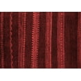 thumbnail image 1 of Ahgly Company Indoor Rectangle Abstract Red Modern Area Rugs, 5' x 7', 1 of 4