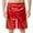 Red, variant on AXXD Black Gym Shorts Men Summer Casual Solid Elastic Waist Shorts Sport Pants Pajama Pants Clearance