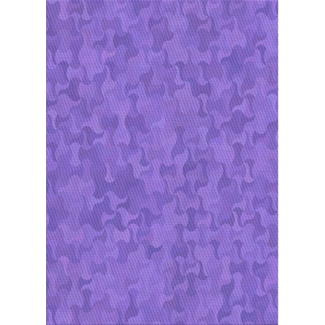 Ahgly Company Machine Washable Indoor Rectangle Transitional Purple Mimosa Purple Area Rugs, 8' x 12'
