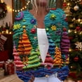 thumbnail image 2 of Christmas Cardigans for Women Plus Size Casual Print Long Sleeve Fashion Open Front Jacket, 2 of 5