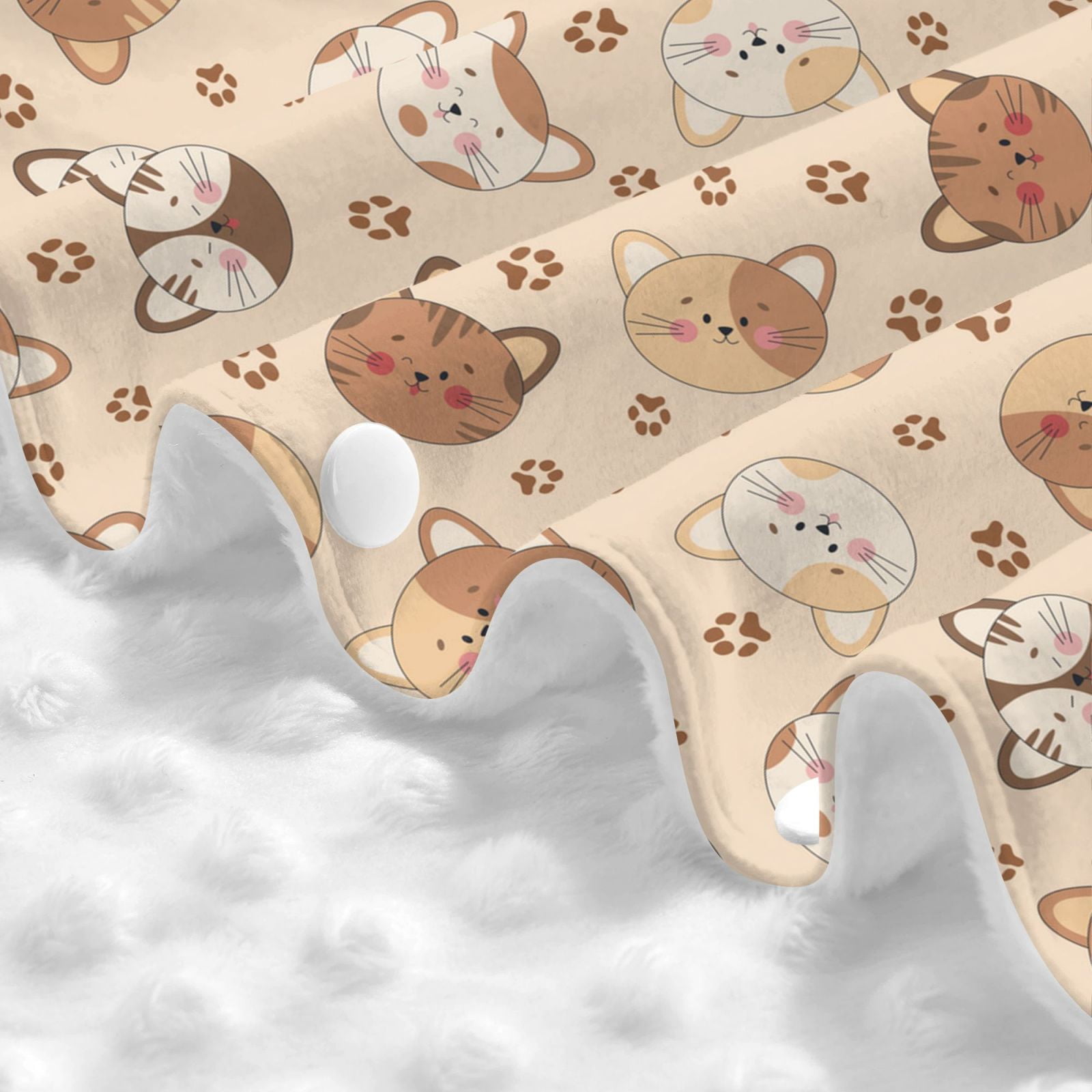 Car Seat Cover Baby - Kawaii Cartoon Cat Face Breathable Infant Car Seat Cover for Baby Carseat, Lightweight Comfort Baby Essentials Must Haves Newborn Stuff for Girl Boy