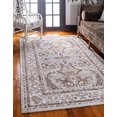 thumbnail image 1 of Unique Loom 3126056 Area Rug, 4 x 6 Feet, Ivory/Brown, 1 of 5
