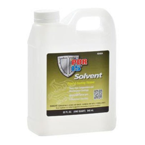 POR15 POR40404 Solvent Semi Gloss Black Rust Preventive Paint Quart