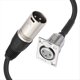 thumbnail image 5 of Cable XLR Tipo D (Paquete de 2), Conector Pasante, Conector XLR Hembra A Macho para Caja de Escenario Premium, Panel de Conexión y Montaje en Panel., 5 of 5