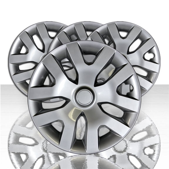 Set of 4 16" 5 Y Spoke Wheel Covers for 2017-2020 Nissan Rogue Sport S - Silver
