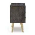 thumbnail image 4 of Quinn 3-Drawer Cabinet, Mocha Brown and Brushed Gold, 4 of 6