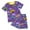 Purple, variant on Kids Clothes Boys Toddler Outfit Sets Child Summer Cute Print Short-sleeved Beach 3 6 12 18 24 Months 3T T Shirt Shorts Two Piece Set Pullover Tops Pieces