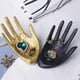thumbnail image 2 of 2 Piezas de Collar de Maniquí de Manos de Buda de Exhibición de Joyería Negro Dorado, 2 of 9