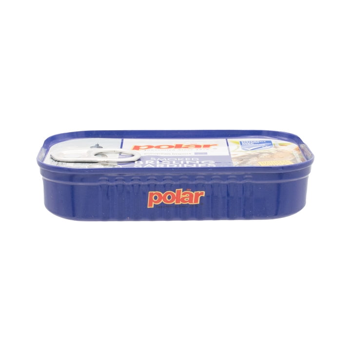 MW Polar Smoked Brisling Sardines in Spring Water, 3.52 oz Can, Wild Caught (Pack of 12)