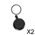 thumbnail image 1 of 2x Llavero Retráctil con Clip para Cinturón, Carretes de Insignia Retráctiles, Cordón para Llave de Personal con Cable de Nailon, Soporte para Llavero 2 piezas, 1 of 10