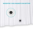 thumbnail image 4 of Vinyl Shower Curtain Liner 36"W x 72"L, Pack of 1, Heavy Duty Waterproof Bathroom Accessory, 4 of 8