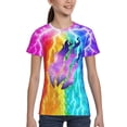 thumbnail image 6 of Prestonplayz Boys Girls T Shirt Kids Short Sleeve Crewneck 3d Printed Graphic Shirts For Kids Youth Large, 6 of 7
