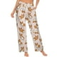 thumbnail image 3 of WILLBEST Pantalones Casuales para Mujer, Cómodos y Suaves, con Cordón, Pijamas Largos para Mujer, Ideales para Relajarse y Descansar. XXXXL, 3 of 5