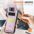 thumbnail image 3 of Decase for Google Pixel 9 Pro XL Wallet Case with Card Holder, Compatible with Mag-safe, RFID Blocking 2 in 1 Detachable Protective Phone Leather Cover with Kickstand for Women Men, Pink, 3 of 13