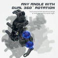 thumbnail image 5 of Anself Phone Mount with Vibration Dampener, 360° Adjustable Rotation, Motorcycle Cell Phone Holder for Rearview Mirror Mounting, 5 of 7