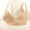 3#Beige, variant on Wirefree Bras for Women Push Up T-Shirt Bra Wireless Bralettes V Neck Everyday Bra with Adjustable Strap