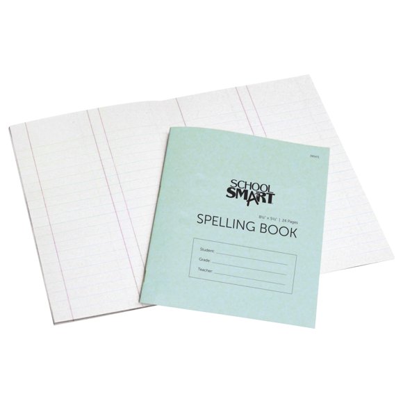 Libros de ortografía School Smart, 24 páginas, 5,5 x 8,5 cm, paquete de 48
