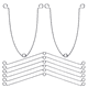 thumbnail image 1 of 8 Piezas de Clips de Resorte de Torsión para Iluminación Empotrada, Moldura Empotrada de Metal para Accesorios de Iluminación Empotrada, 1 of 5