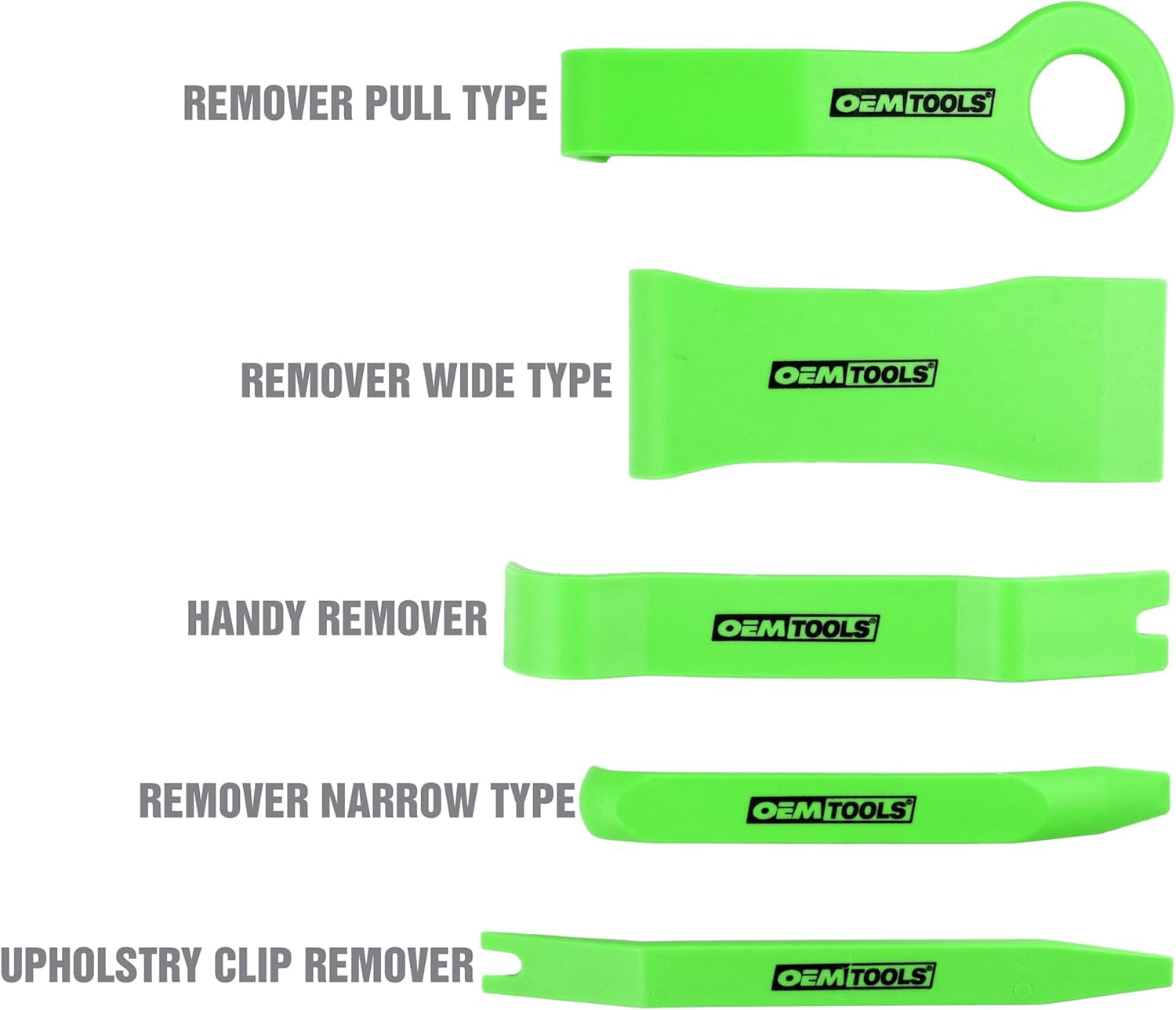 25314 Trim Removal Tool Kit, Plastic Kit for Automotive Molding, Fasteners, & Bezels, Auto Won’t Scratch Your Car