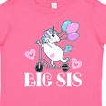 thumbnail image 4 of Inktastic Big Sis Unicorn Sister Announcement Girls Toddler T-Shirt, 4 of 5