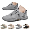 thumbnail image 5 of Mepaouo Women Canvas Sneaker Slip On Casual Shoes Trendy Walking Flats Low Top Loafers for Men, 5 of 7