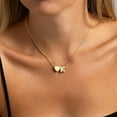 thumbnail image 3 of Initial Heart Necklace for Women 14K Gold Plated A-Z Letter Necklace Dainty Bubble Heart Pendant Tiny Initial Necklaces for Women Teen Trendy Jewelry Gifts, 3 of 7