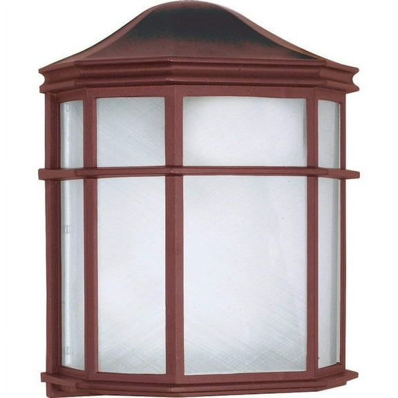 Nuvo 60-582 - 1 Light Cfl - 10" - Cage Lantern Wall Fixture - (1) 13W GU24 Lamp Included