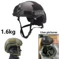 thumbnail image 2 of Casco táctico balístico ACH de corte alto, protector antibalas de PE, almohadilla de suspensión rápida, NIJ IIIA, 2 of 4
