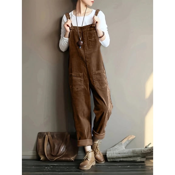 Arpith Womens Overall Jumpsuit Fashion Comfortable Stylish Full Length Denim Style Cozy Outfit Regular Sizes