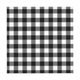 thumbnail image 6 of Wukai Black White Plaid Waterproof Tablecloth for Kitchen Dining, Fits Square Tables for 2-4 Seats -54"x54", 6 of 7