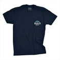 thumbnail image 2 of Busch 48883-Small Busch Latte Mens Navy Blue Pocket T-Shirt, Small, 2 of 3