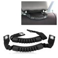 thumbnail image 3 of Lot de 2 poignées de maintien pour appui-tête arrière de voiture avec trou pour Jeep Wrangler 1995-2017, noir, 3 of 4