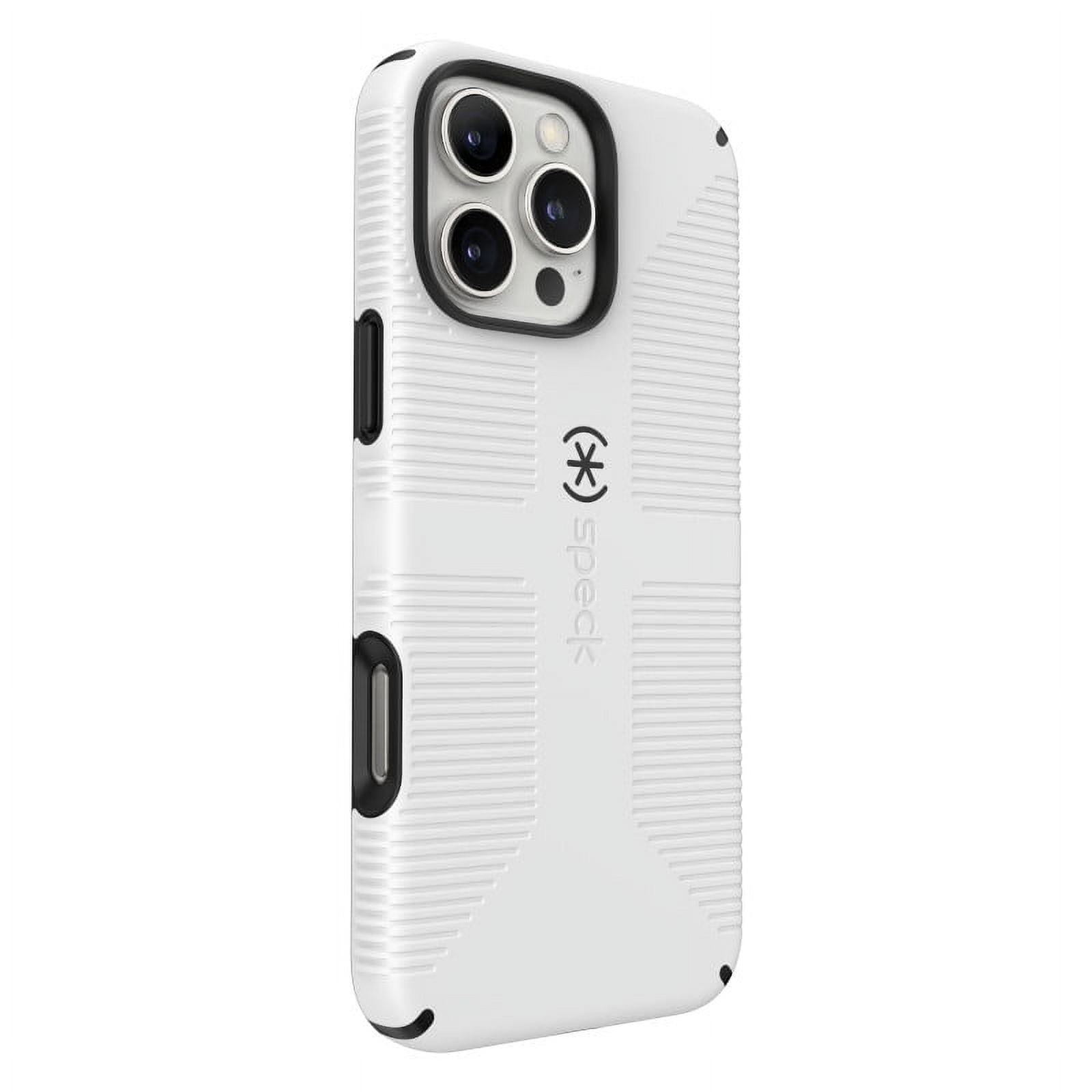 Speck iPhone 16 Pro Max CandyShell Grip with MagSafe in White and Black