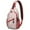Multicolor Christmas Pattern, variant on Sling Backpack,Multicolor Christmas Pattern Sling Bag with Water Bottle Holder,Waterproof Sling Bag for Men/Women with Headphone Jack for Hiking,Travel