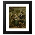 thumbnail image 2 of Adriaan de Lelie 12x14 Black Modern Framed Museum Art Print Titled - Woman Baking Pancakes (C. 1790 - C. 1810), 2 of 5
