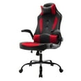 thumbnail image 2 of Furniture of America Lumbar Support & Ergonomic Swivel Gaming Chair, Red and Black, 2 of 13
