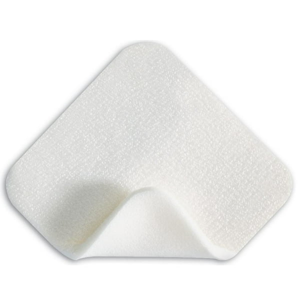 Mepilex Silicone Foam Dressing Square Adhesive without Border Sterile 4