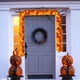 thumbnail image 2 of 175cm Halloween Maple Vines Lights Hanging Wreath, 2 of 6