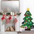 thumbnail image 5 of Árbol de Navidad de fieltro, para niños, adornos para colgar en la pared, estilo 3, 5 of 5