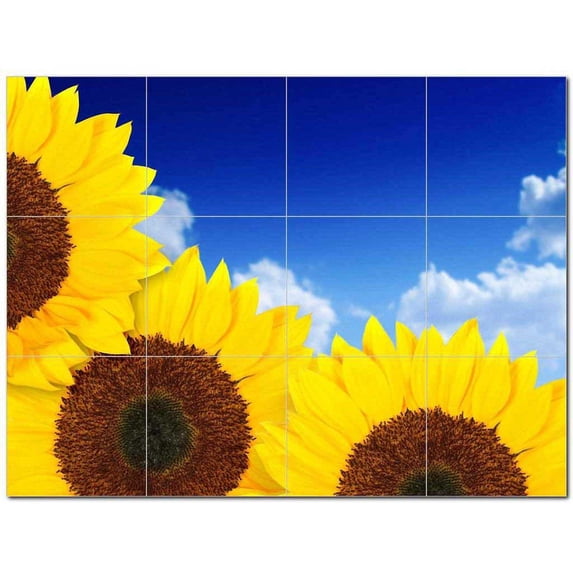 Flower Photo Ceramic Tile Mural Kitchen Backsplash Bathroom Shower 404869-XL43