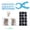 Blue, variant on Ywmsfl 476Pcs Eye and Nose Set with Washer for for Plush Doll Craft Toy Crochet Doll Crochet Eye and Nose